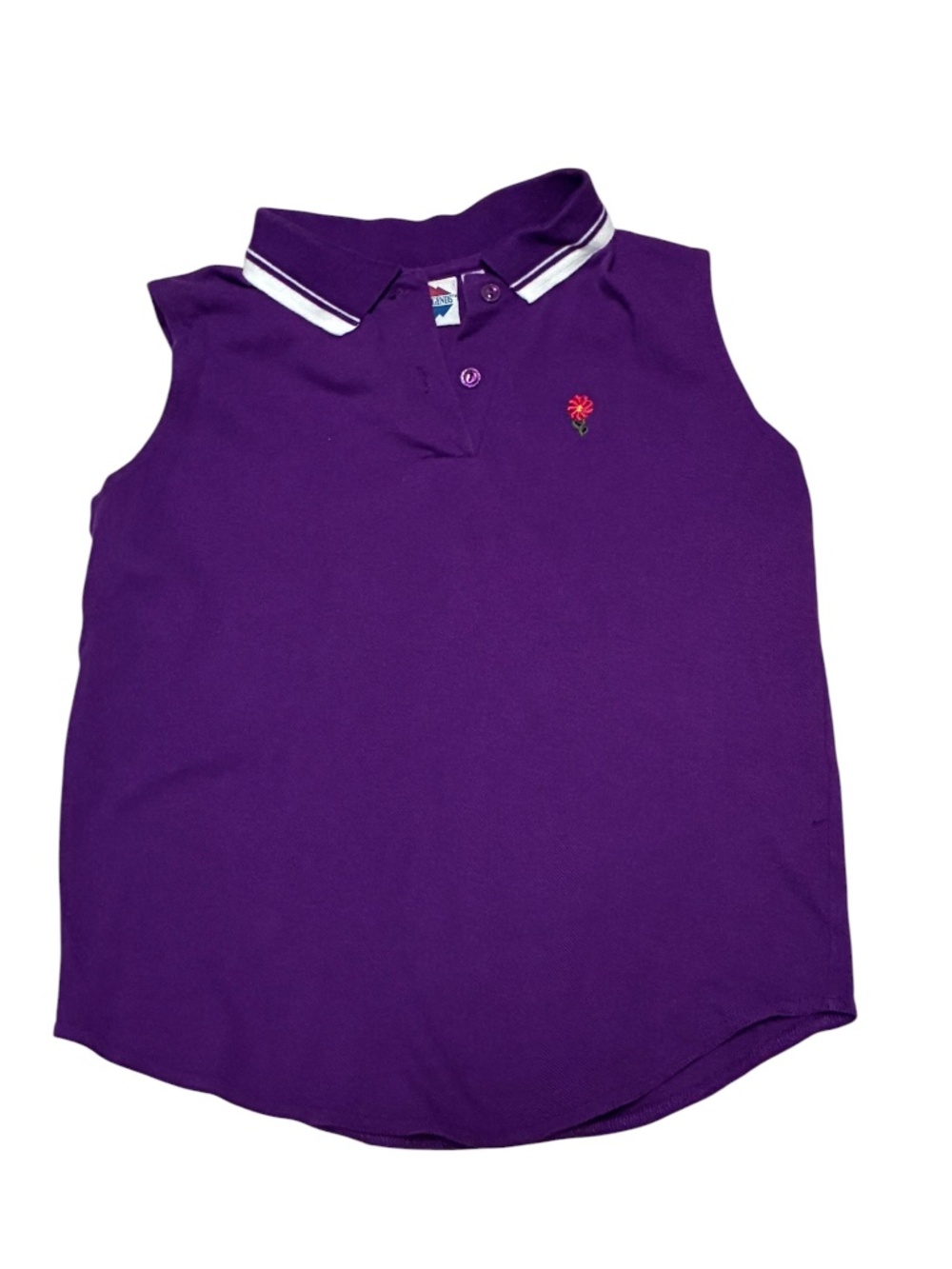 New Legends Vintage Sleeveless purple polo Purple Size L EUC